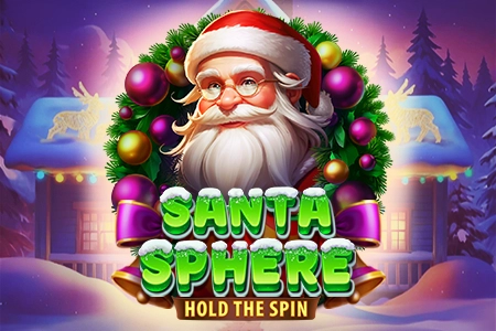08437 santa sphere hold the spin